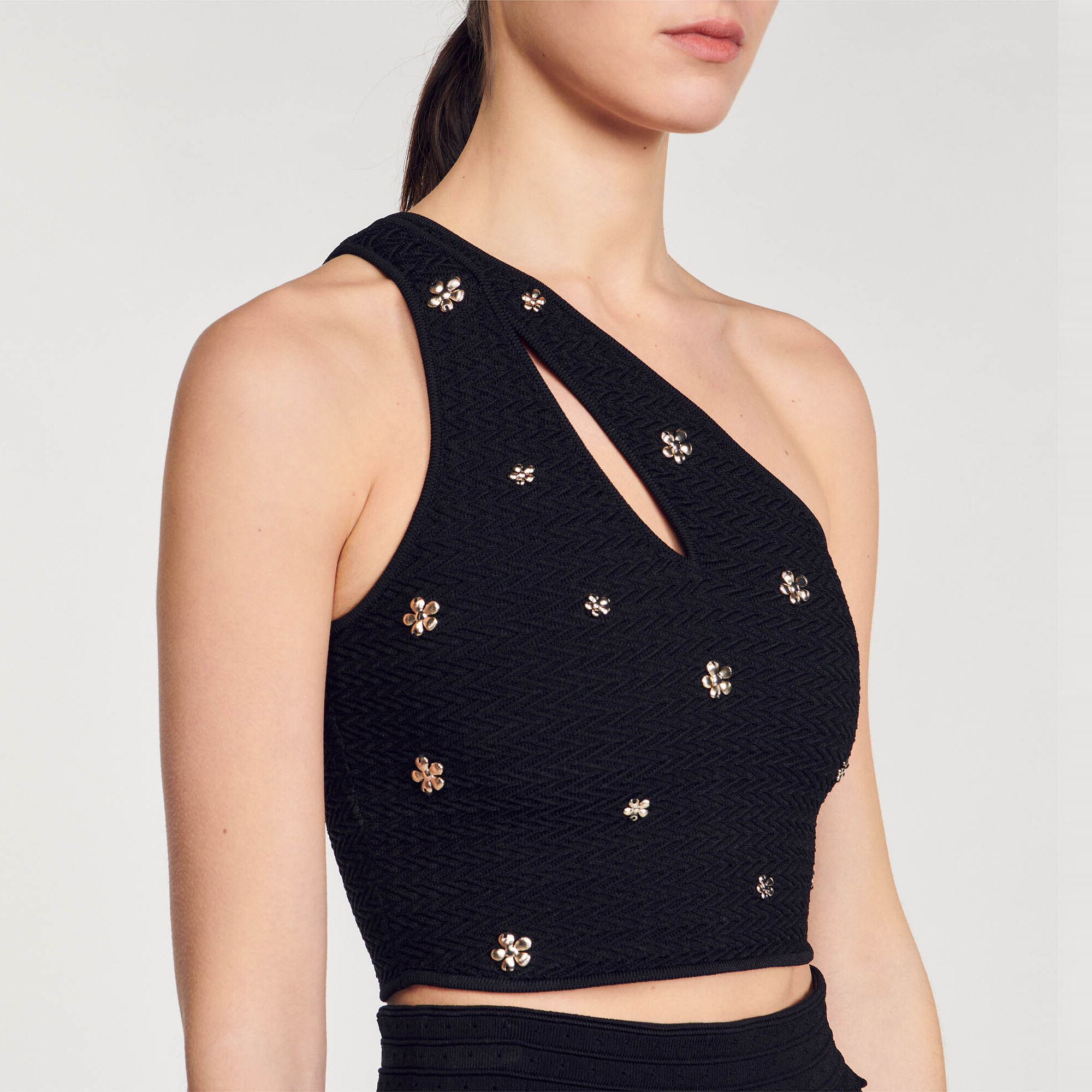 Top corto asimétrico