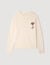 Jersey de lana con detalle de flor