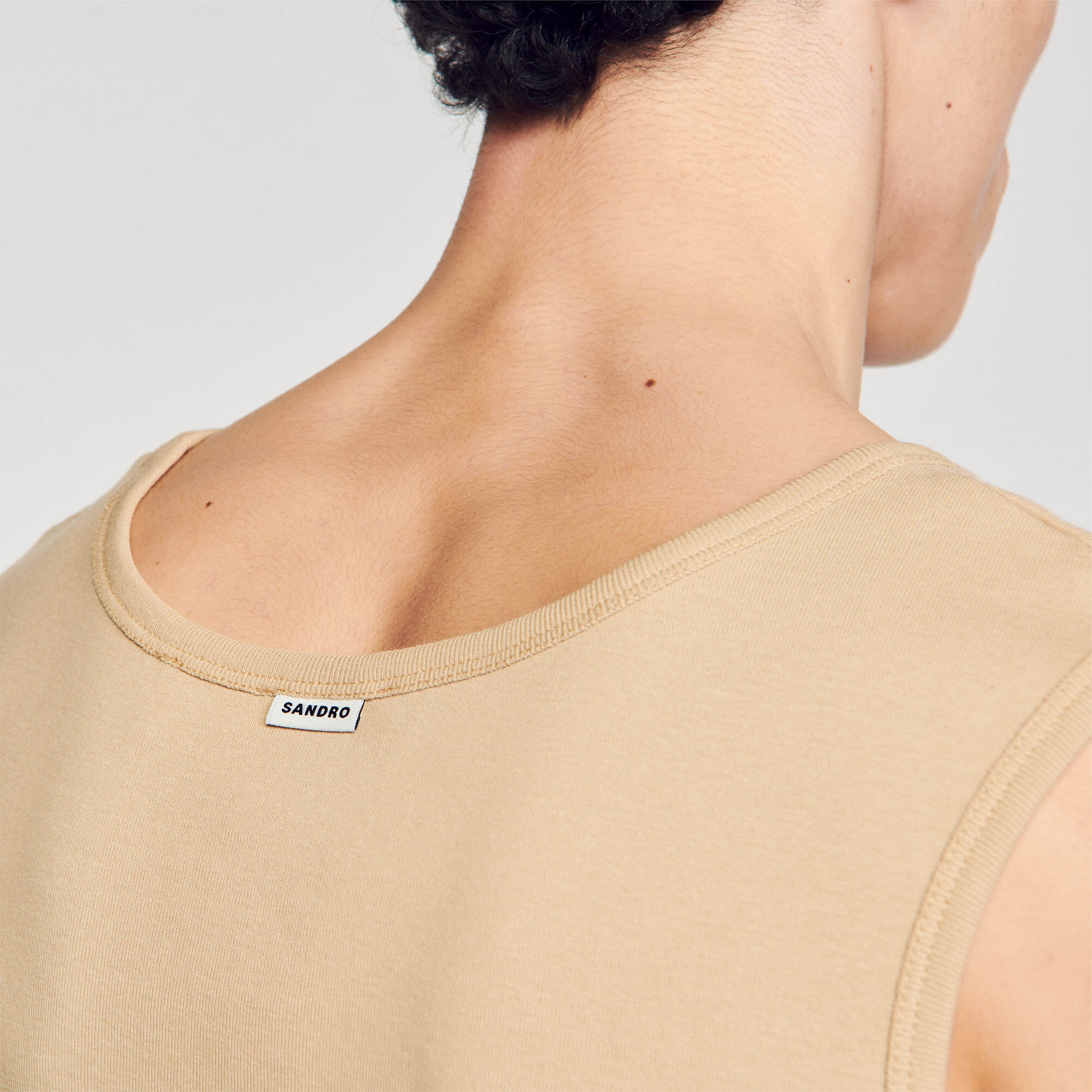 Camiseta de tirantes de algodón