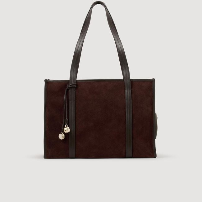 Bolso tote de ante flexible