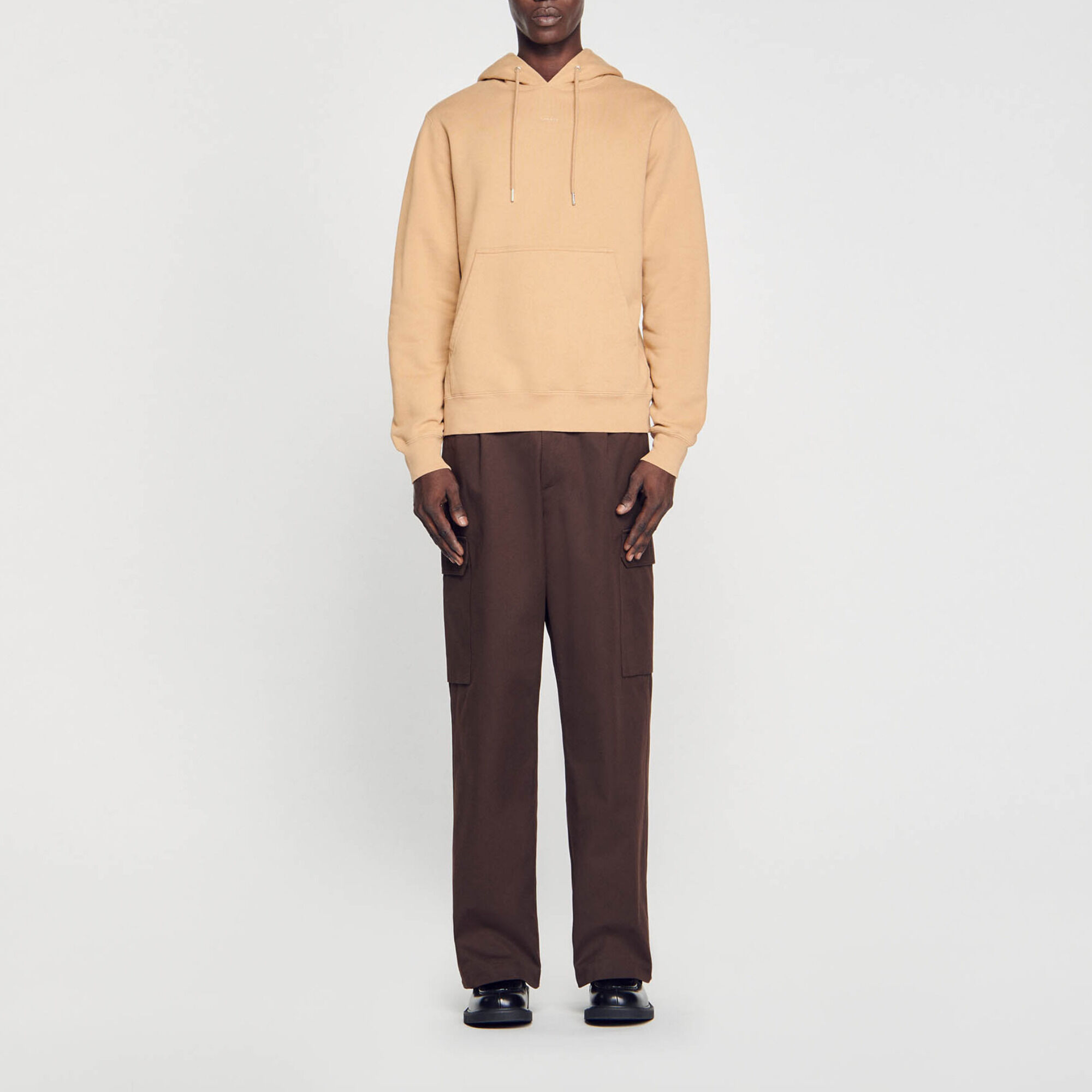 Sudadera hombre bordado algodón orgánico