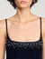 Vestido corto terciopelo con strass - Mujer | Sandro