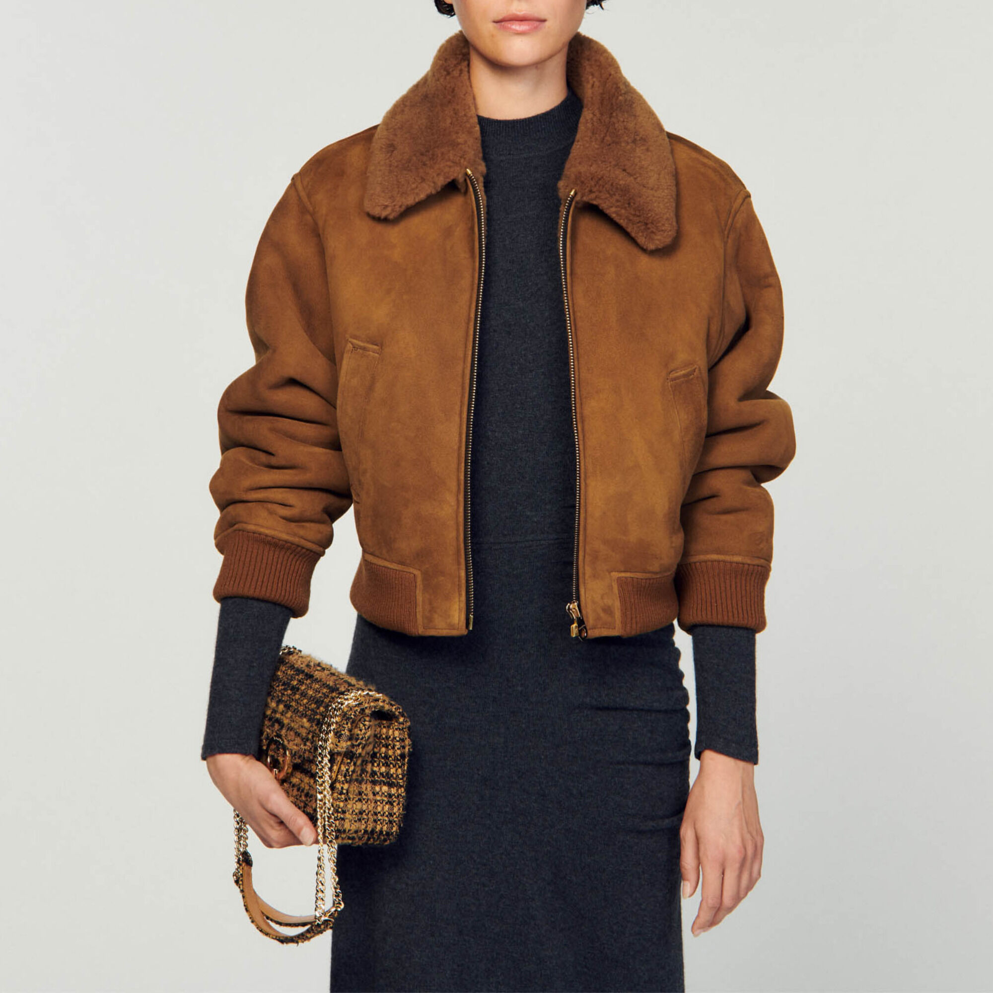 Vestido largo de punto