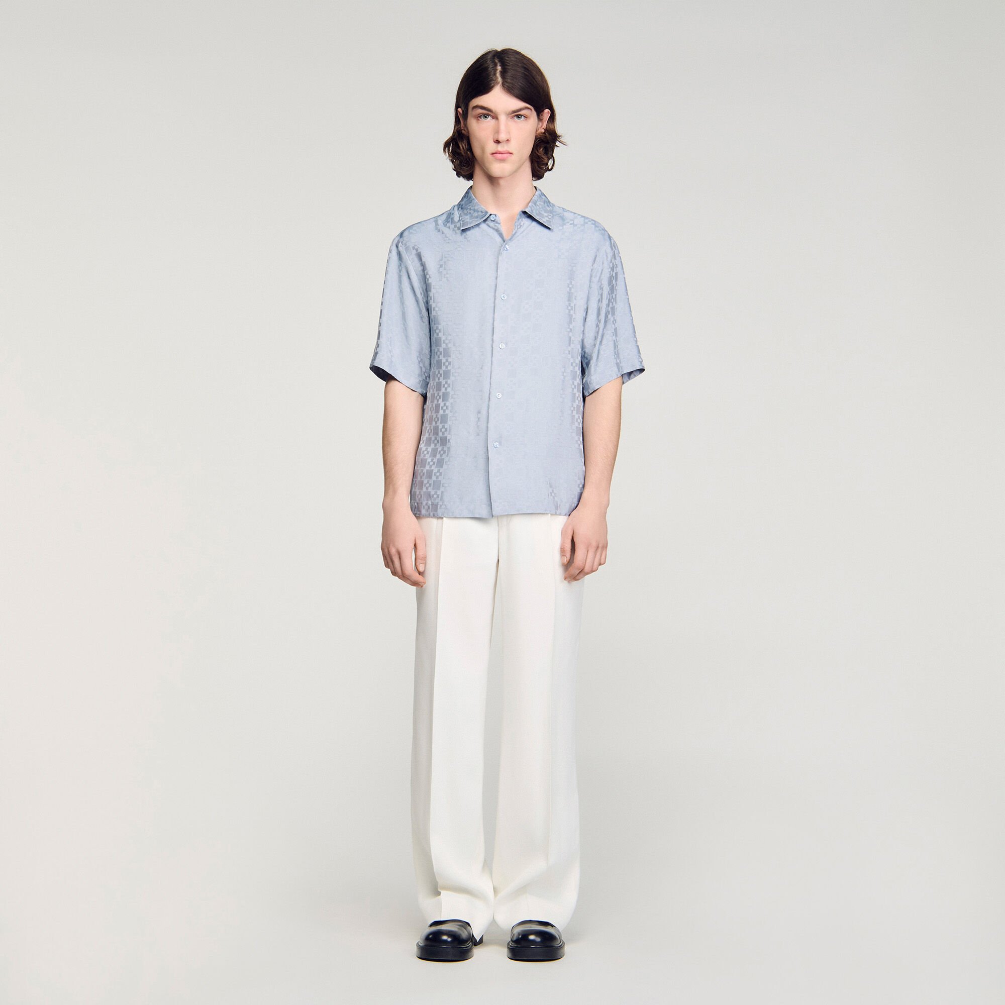 Camisa fluida Square Cross