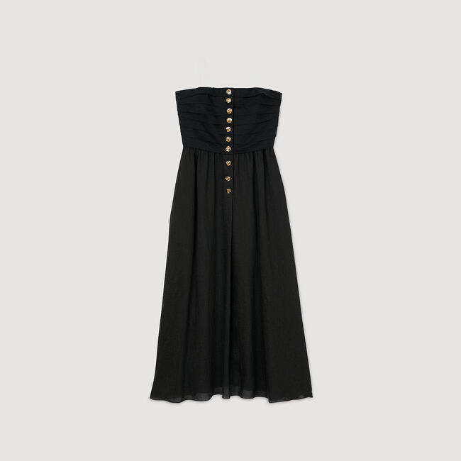Vestido largo bustier