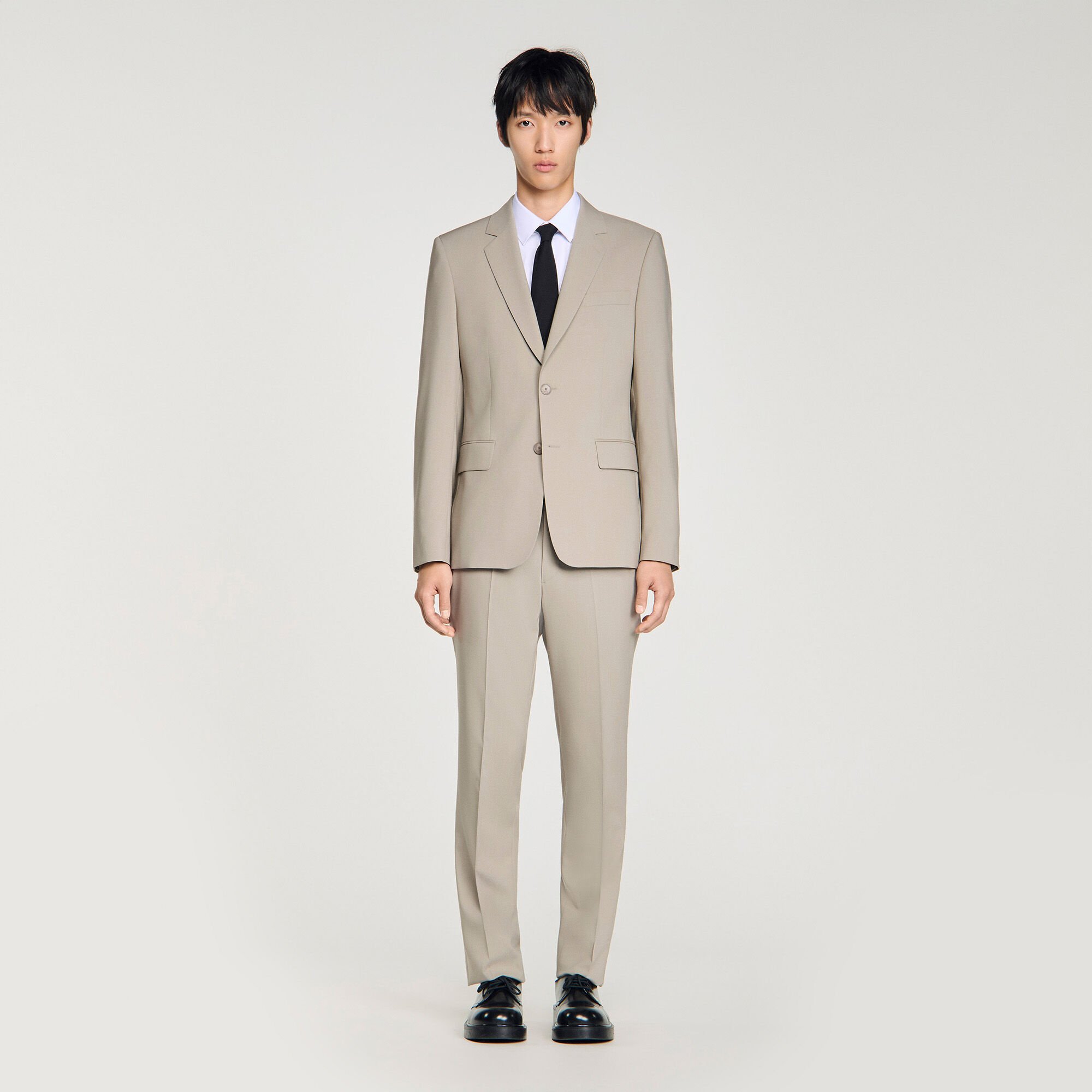 Chaqueta de traje de lana