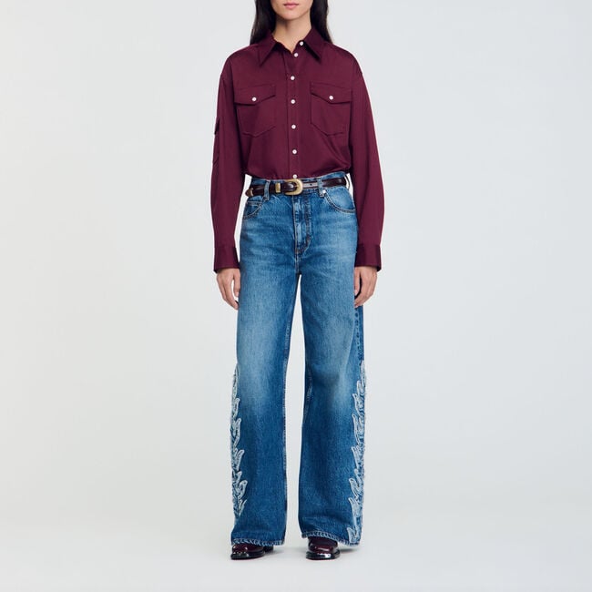 Camisa de algod&oacute;n - Mujer | Sandro