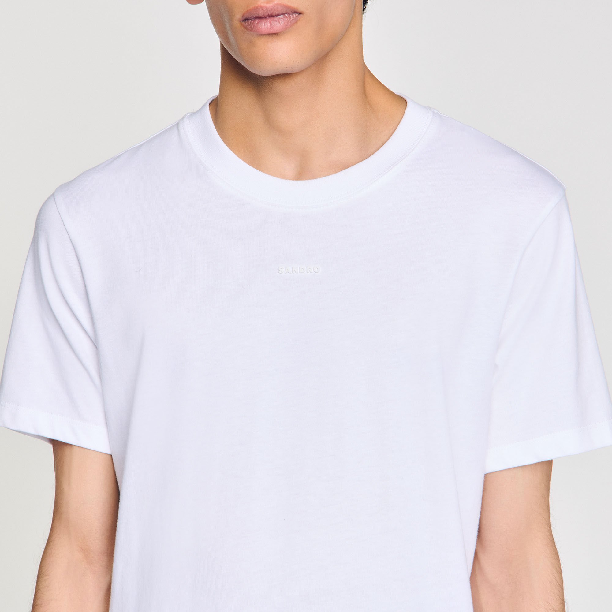 Camiseta de algodón con logotipo