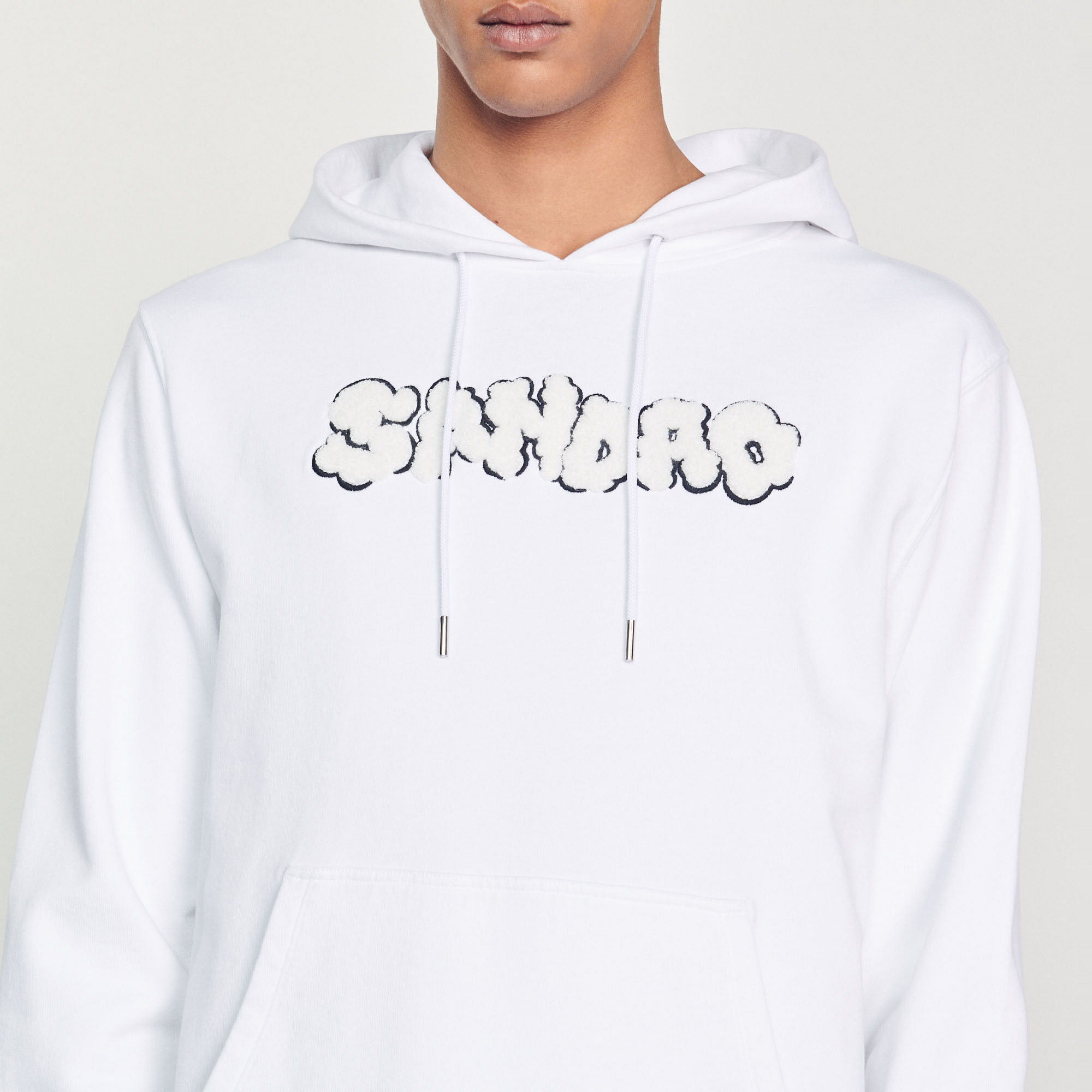 Sudadera con capucha con bordado Sandro