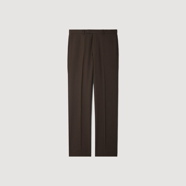 Pantal&oacute;n de traje de lana
