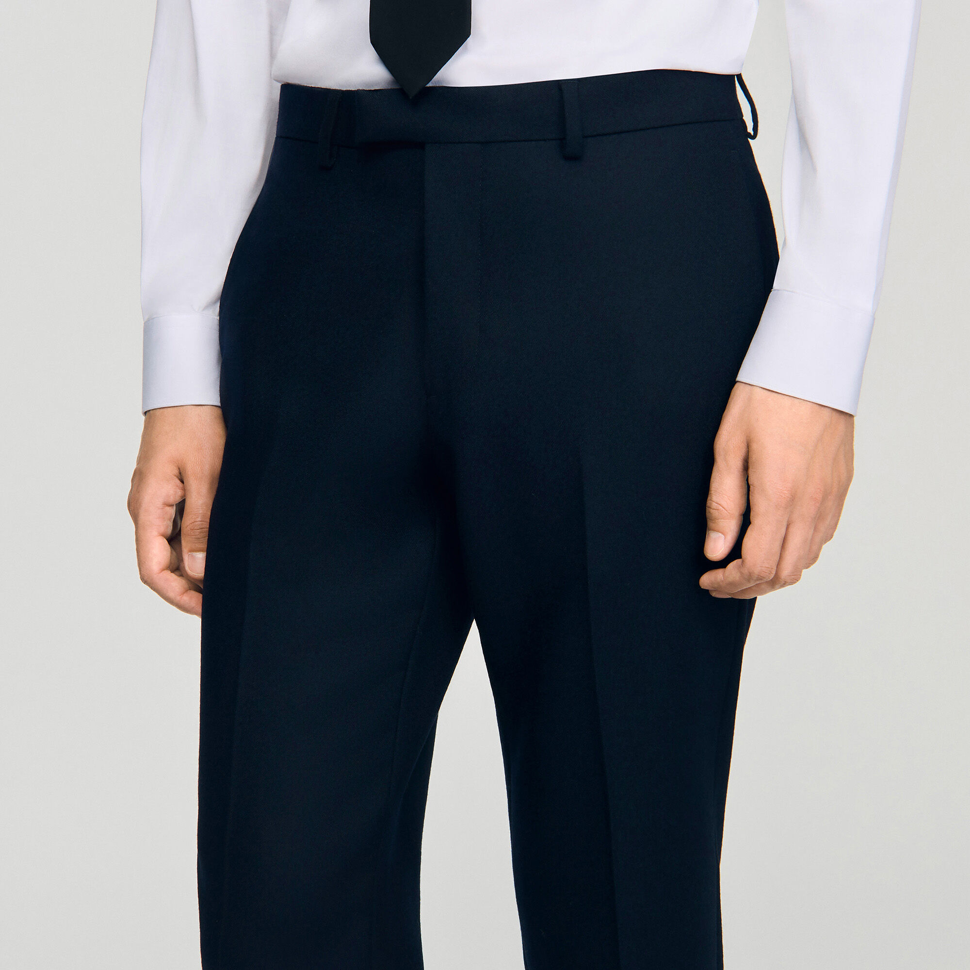 Pantalón de traje de lana