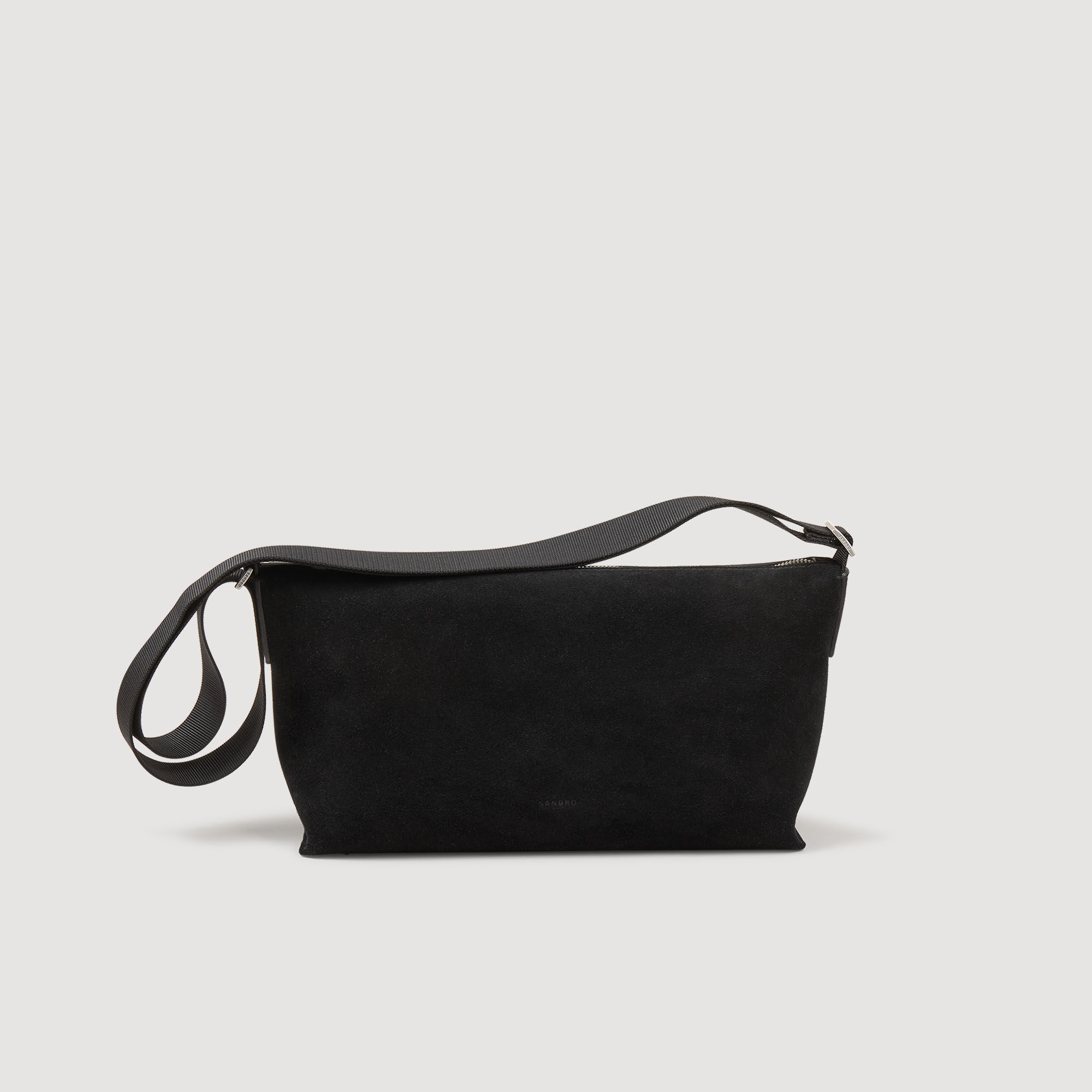 Bolso hobo de cuero flor