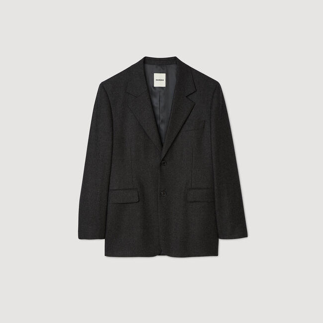 Chaqueta de traje de lana