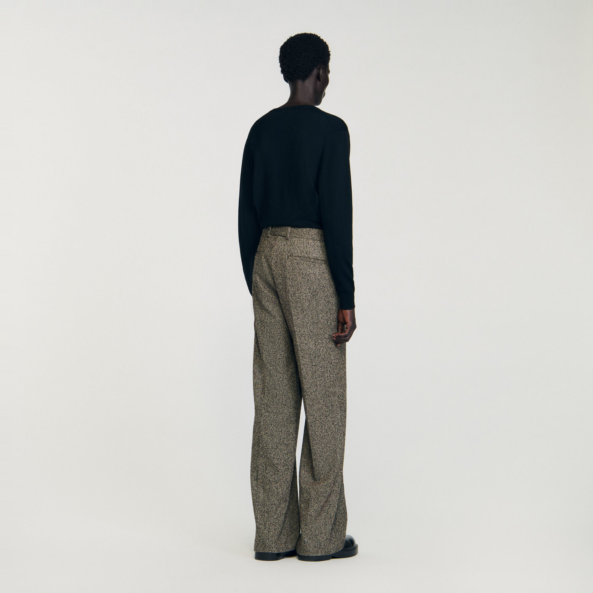 Pantal&oacute;n ancho de traje - Hombre | Sandro