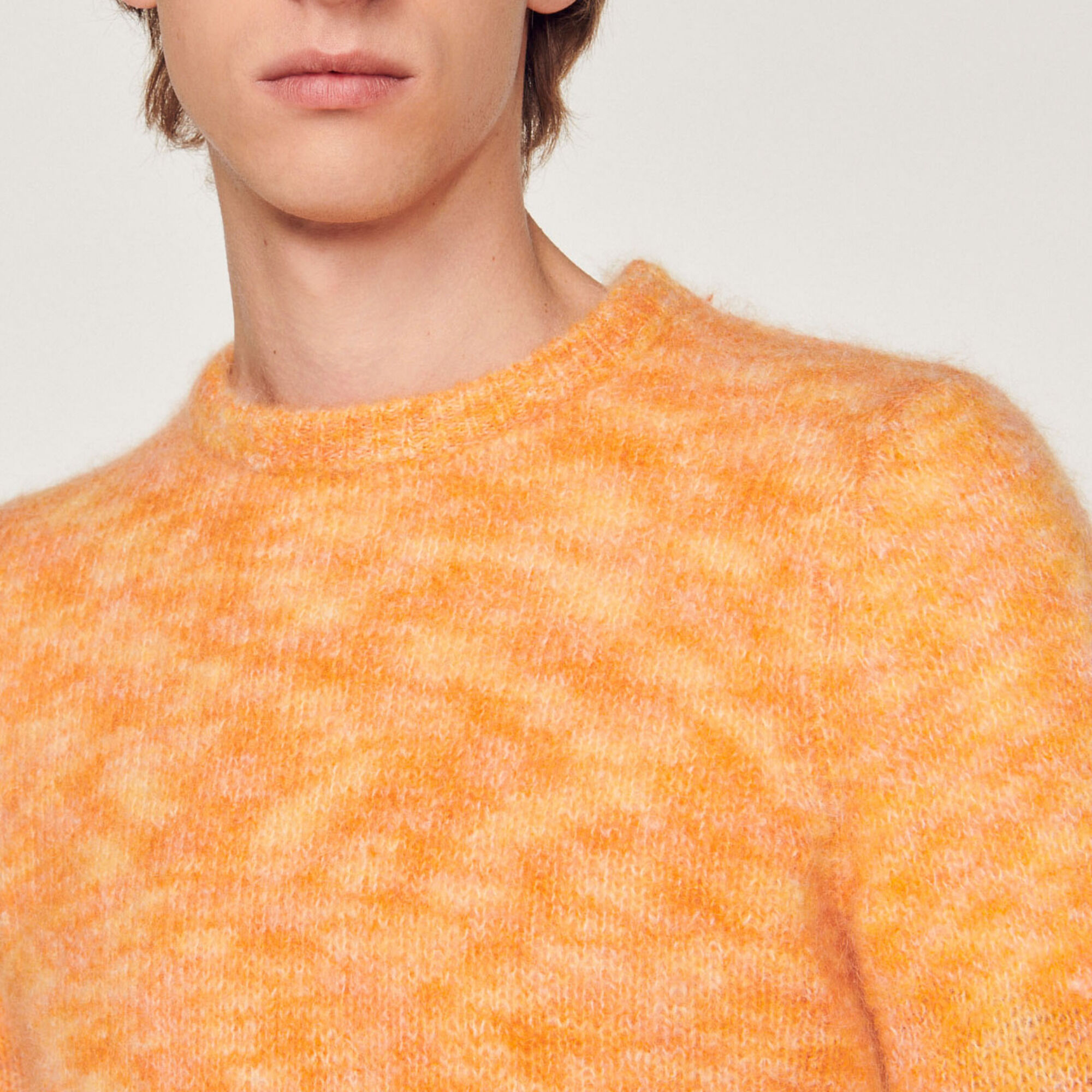 Jersey de cuello redondo de lana