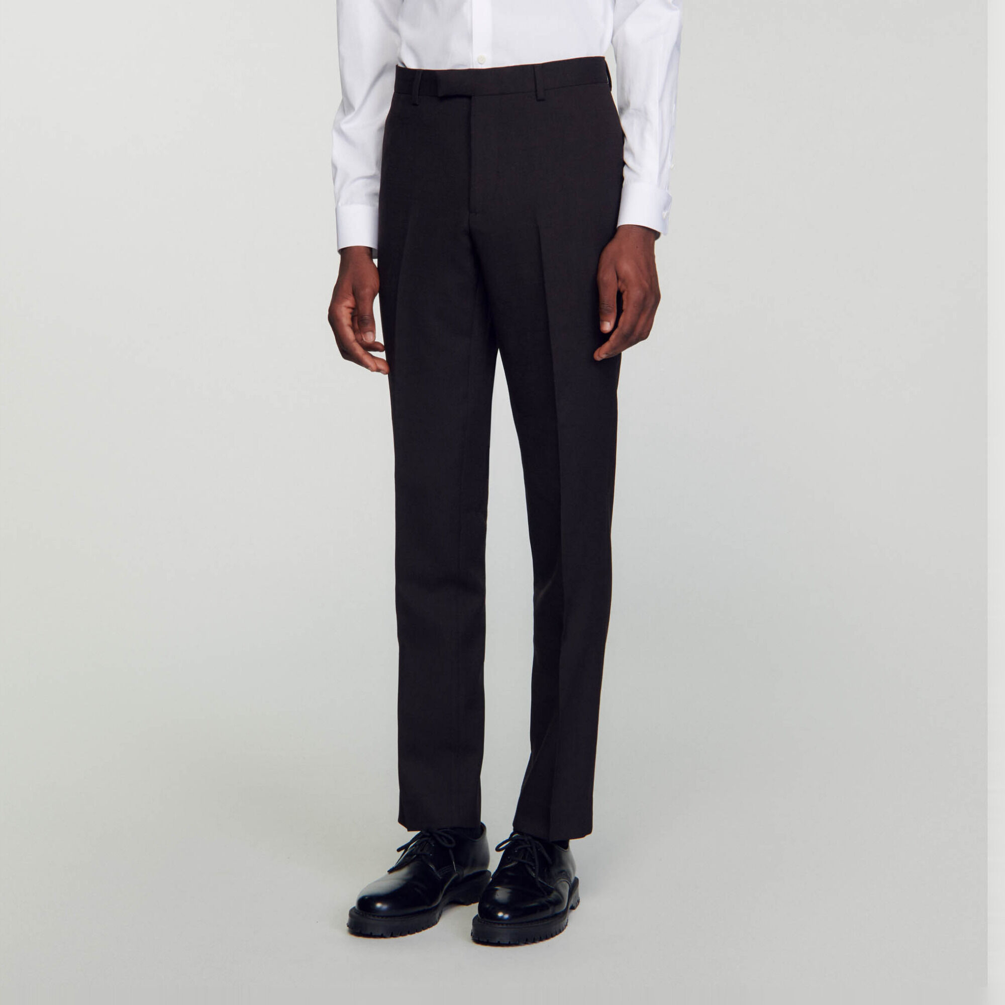 Pantalón de traje de lana