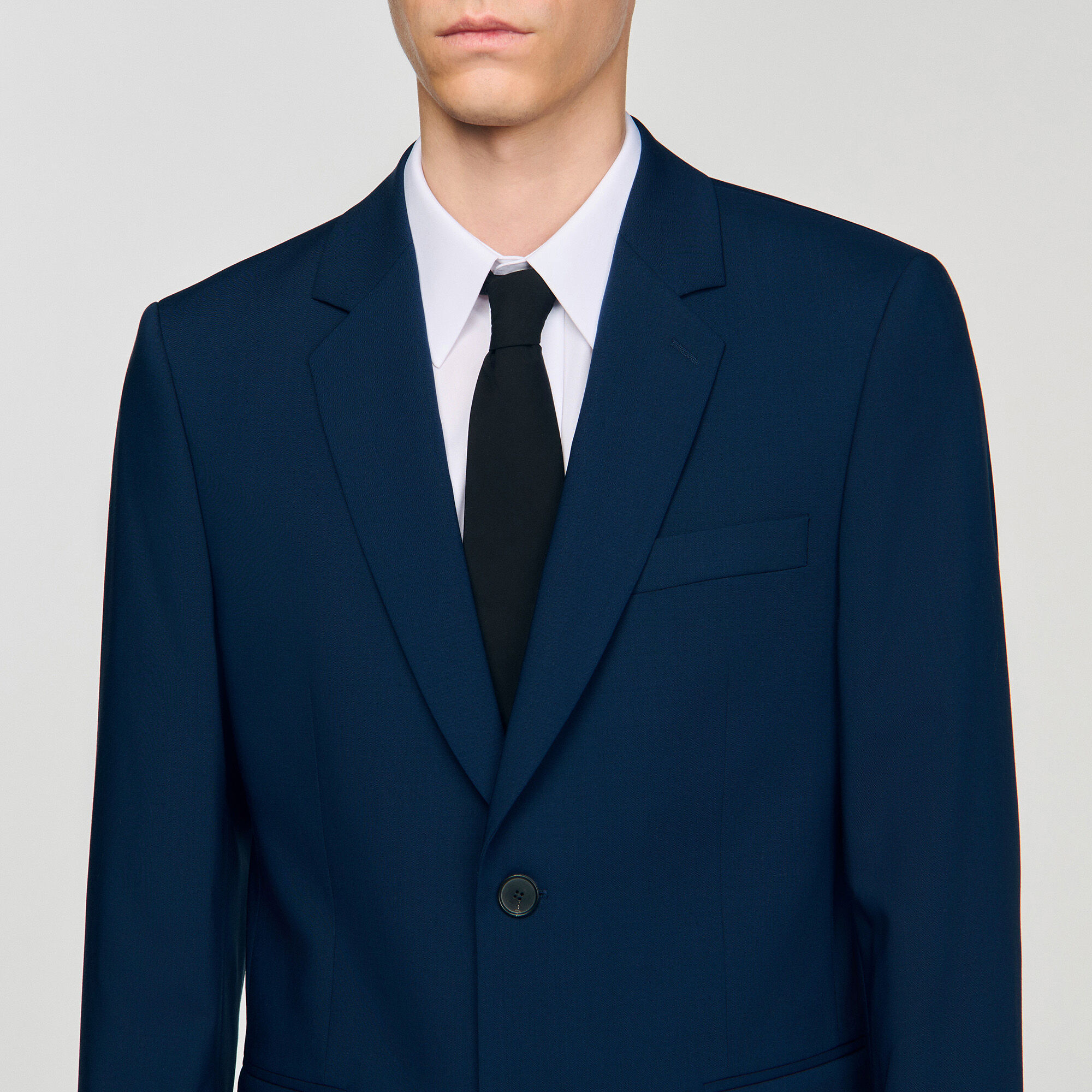 Chaqueta de traje de lana