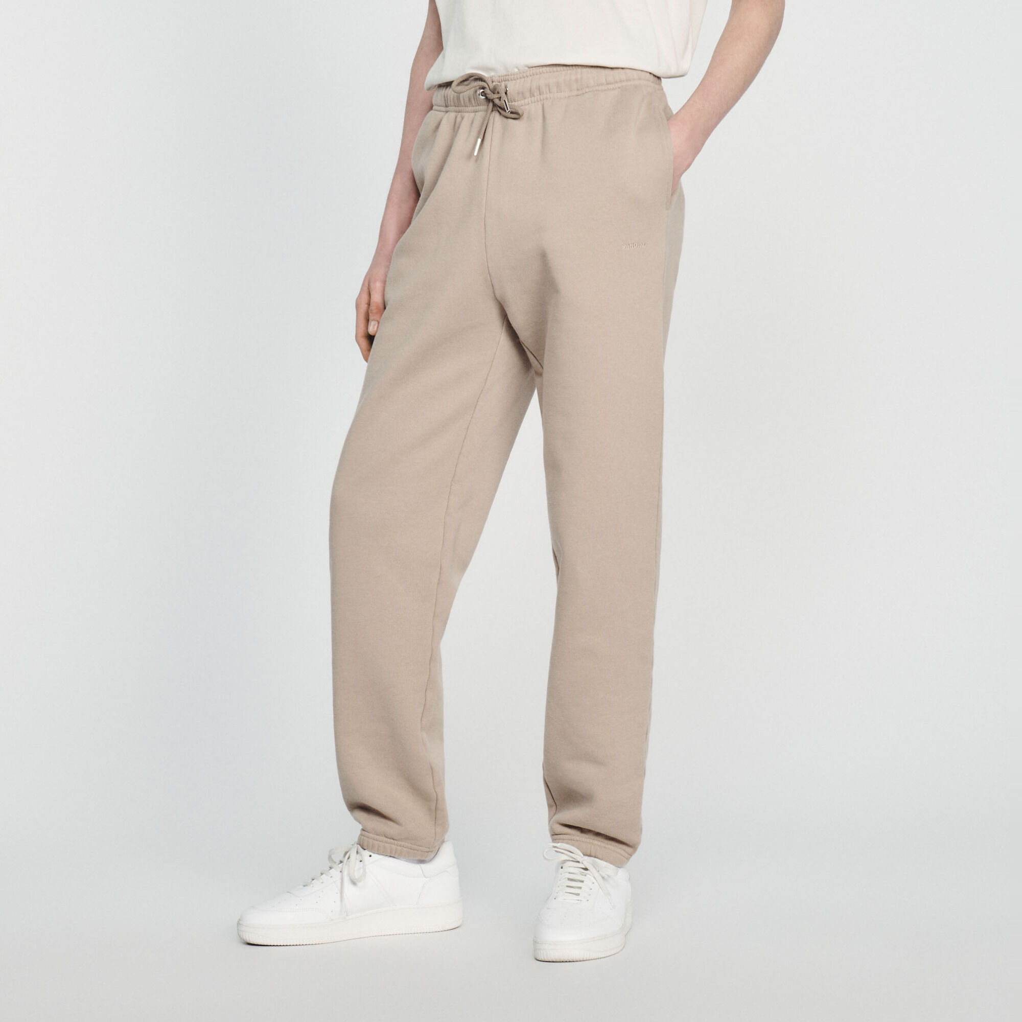 Pantalón de jogging de muletón bordado