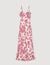 Vestido largo con estampado floral