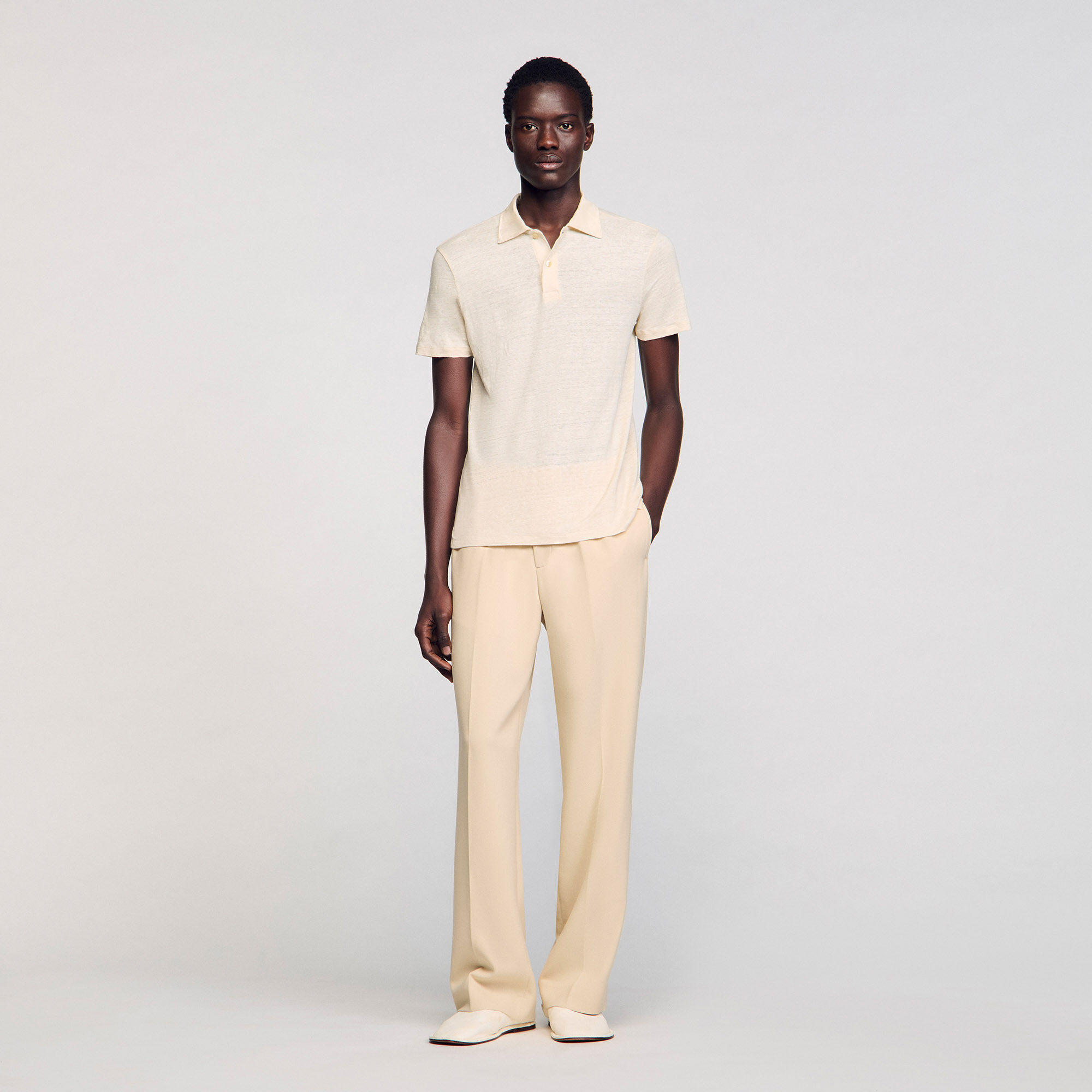Polo de lino