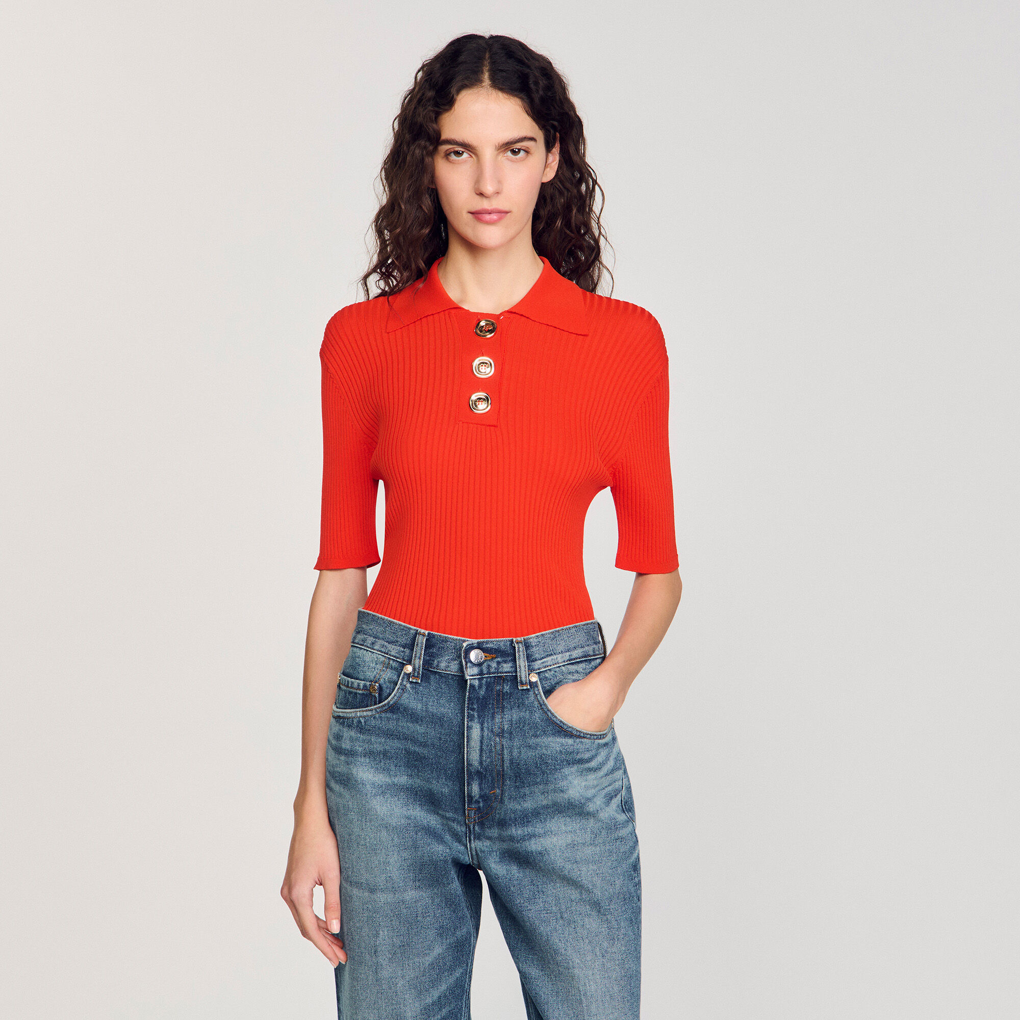 Jersey de cuello polo
