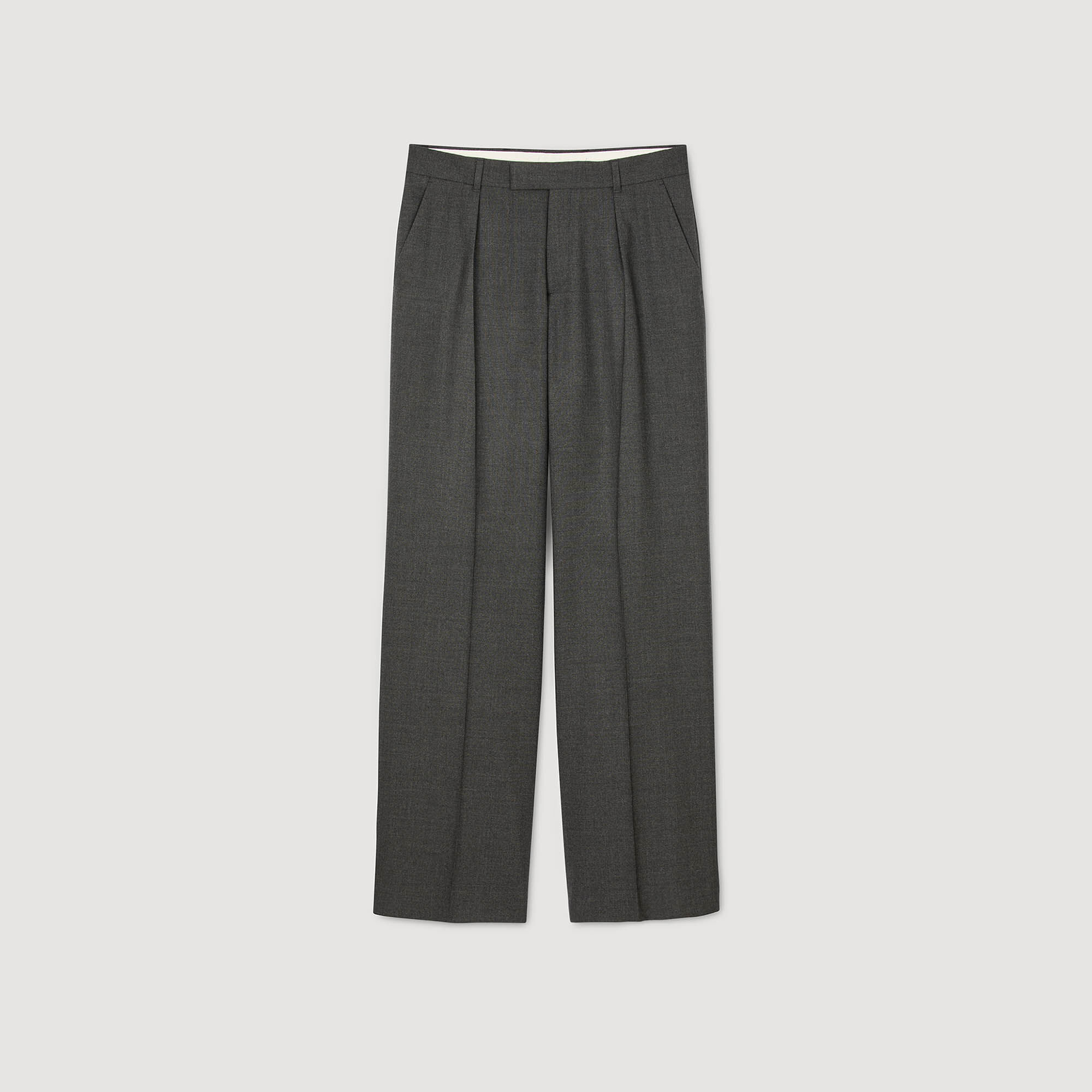 Pantalón de traje de lana