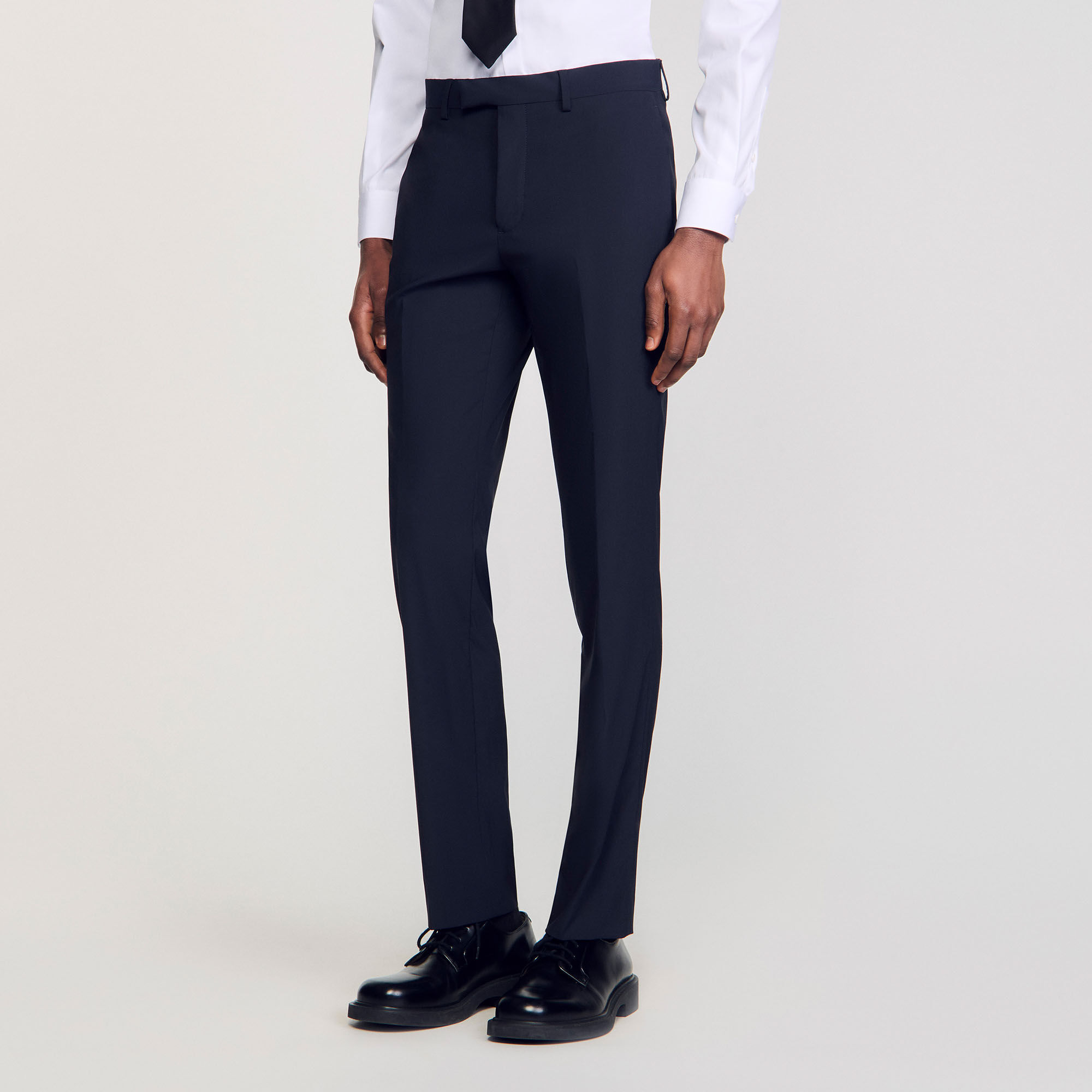 Pantalón de traje en lana