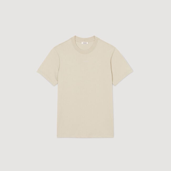 Camiseta de algodón con logotipo
