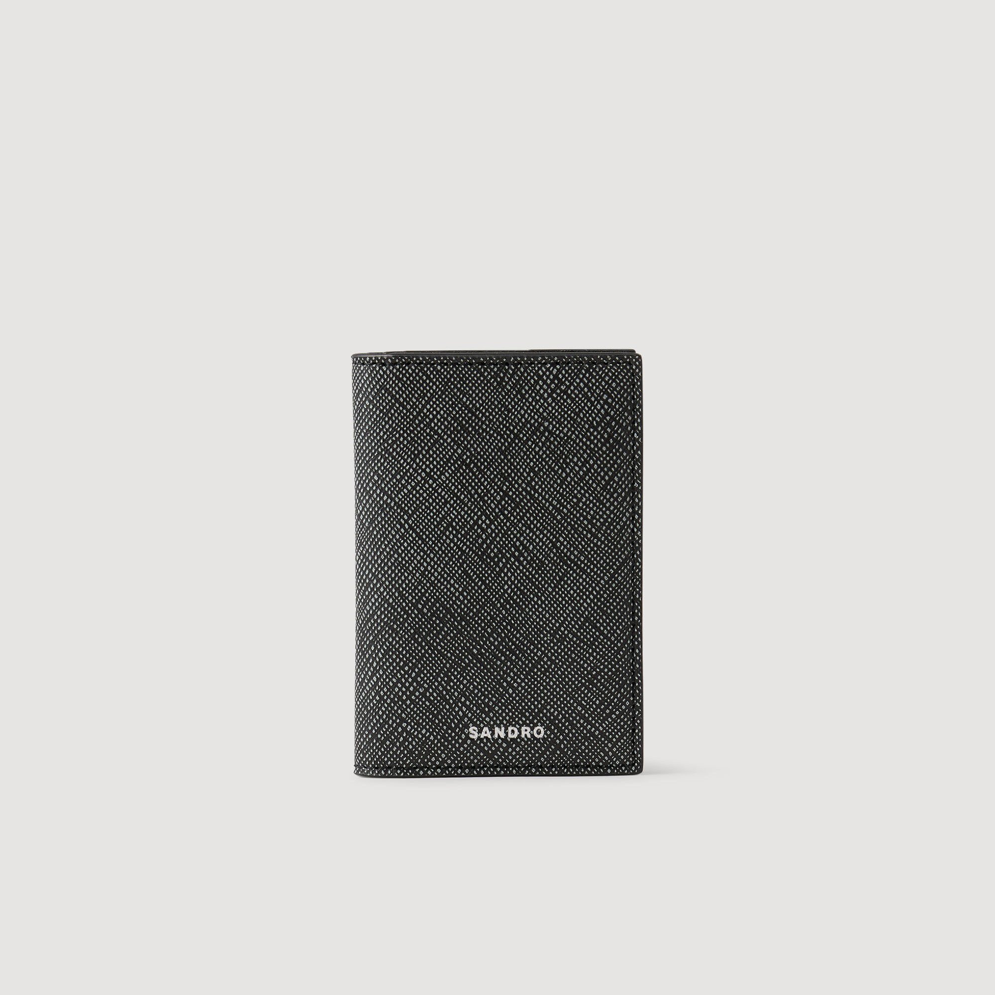 Cartera de cuero reconstituido