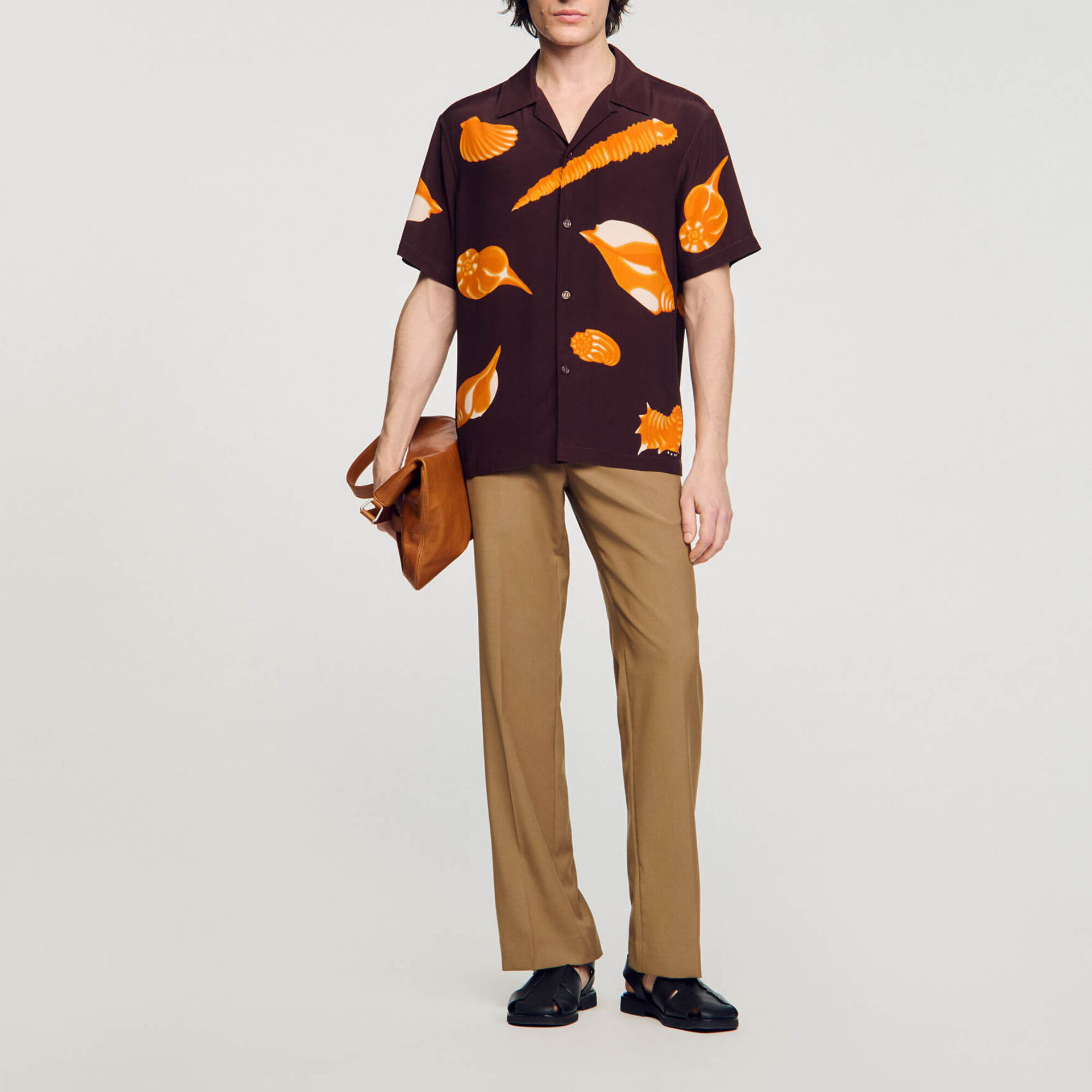 Camisa con estampado de moluscos - Hombre | Sandro