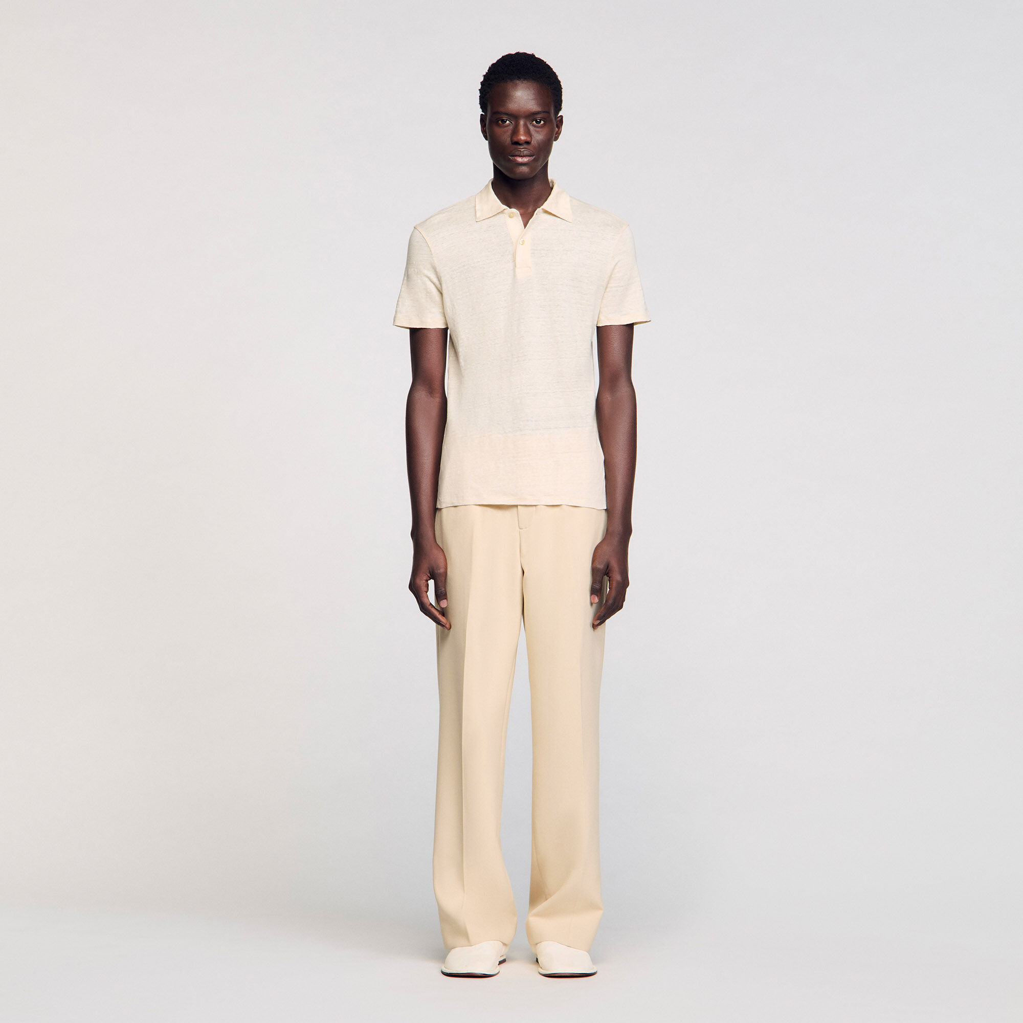 Polo de lino