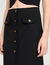 Falda midi con botones