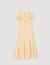 Vestido largo con volantes