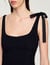 Vestido corto bimaterial