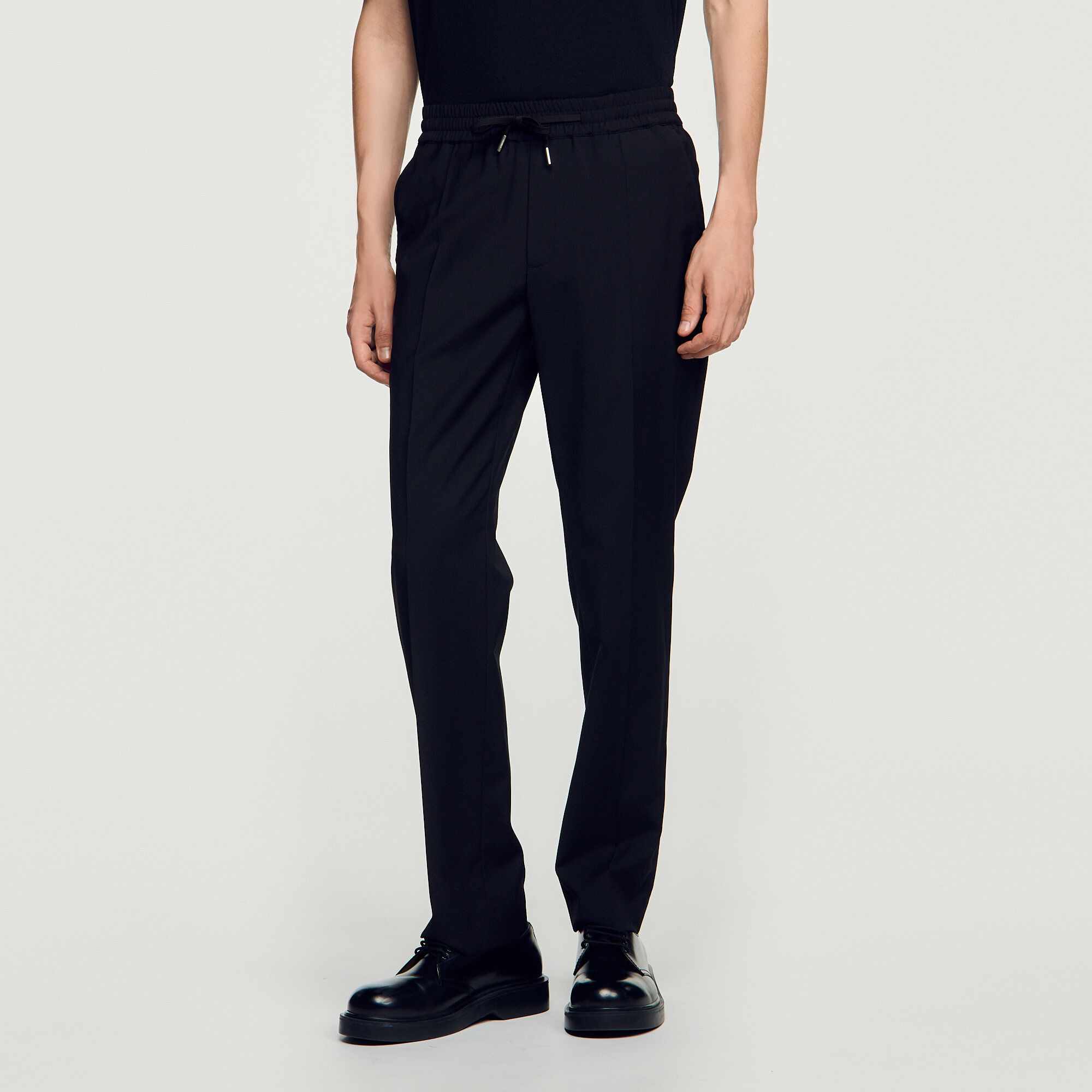 Pantal&oacute;n recto el&aacute;stico - Hombre | Sandro