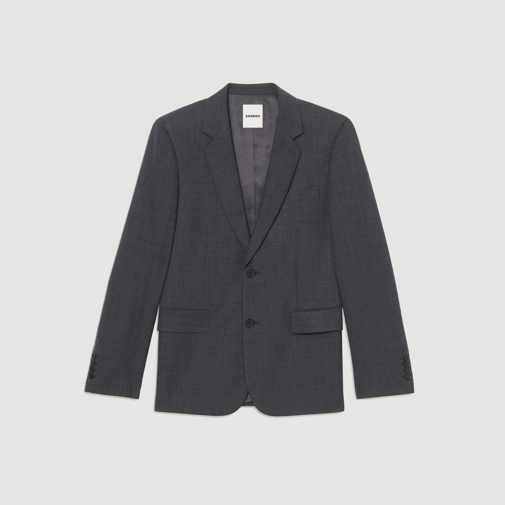 Chaqueta de traje de lana