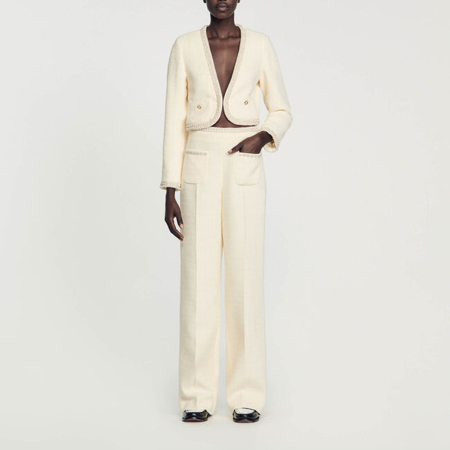 Pantal&oacute;n de sarga - Mujer | Sandro