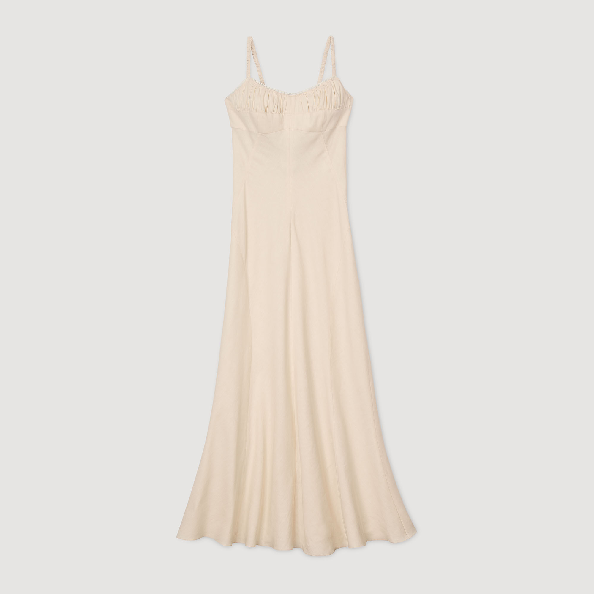 Vestido largo de tirantes