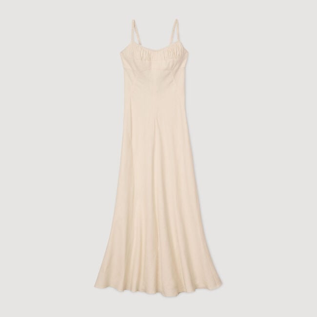 Vestido largo de tirantes