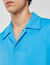 Camisa fluida de cuello estilo tiburón