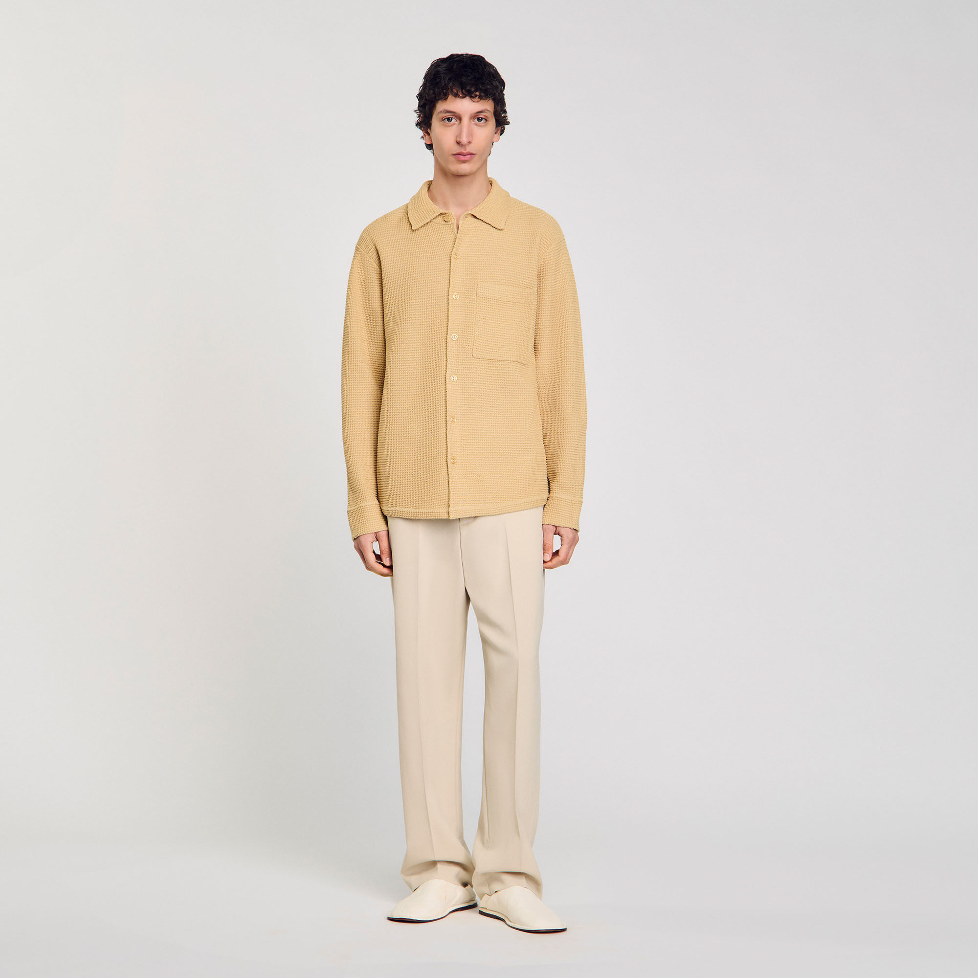 Camisa oversize de punto