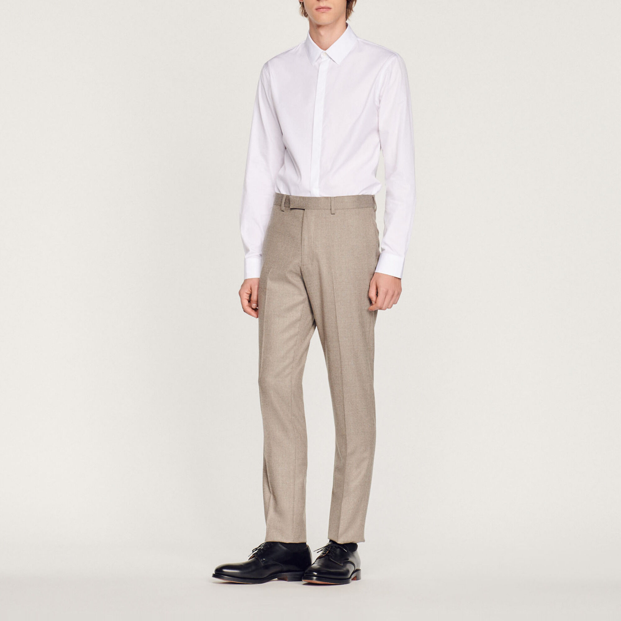 Pantalón de traje de franela