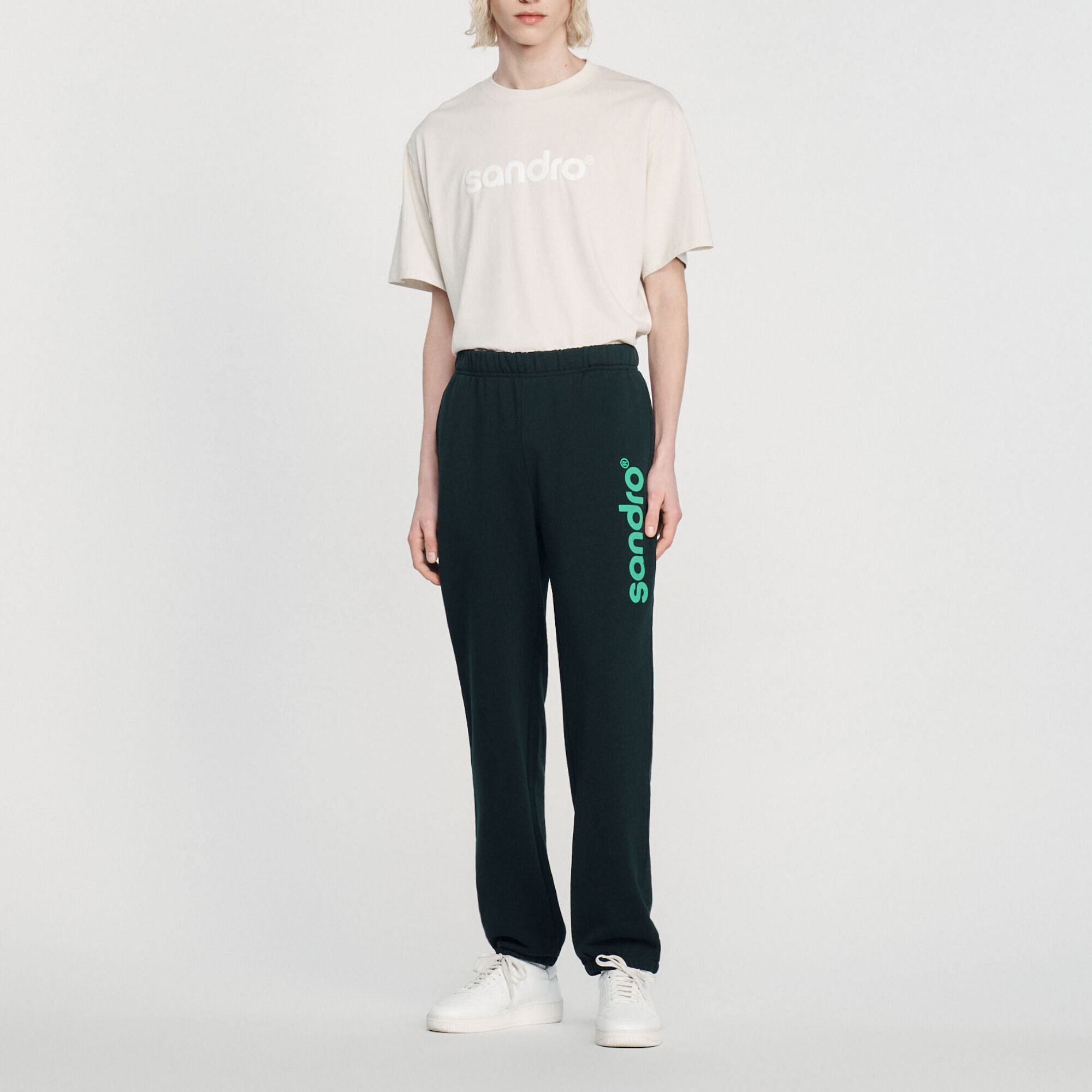 Jogging oversize con logotipo