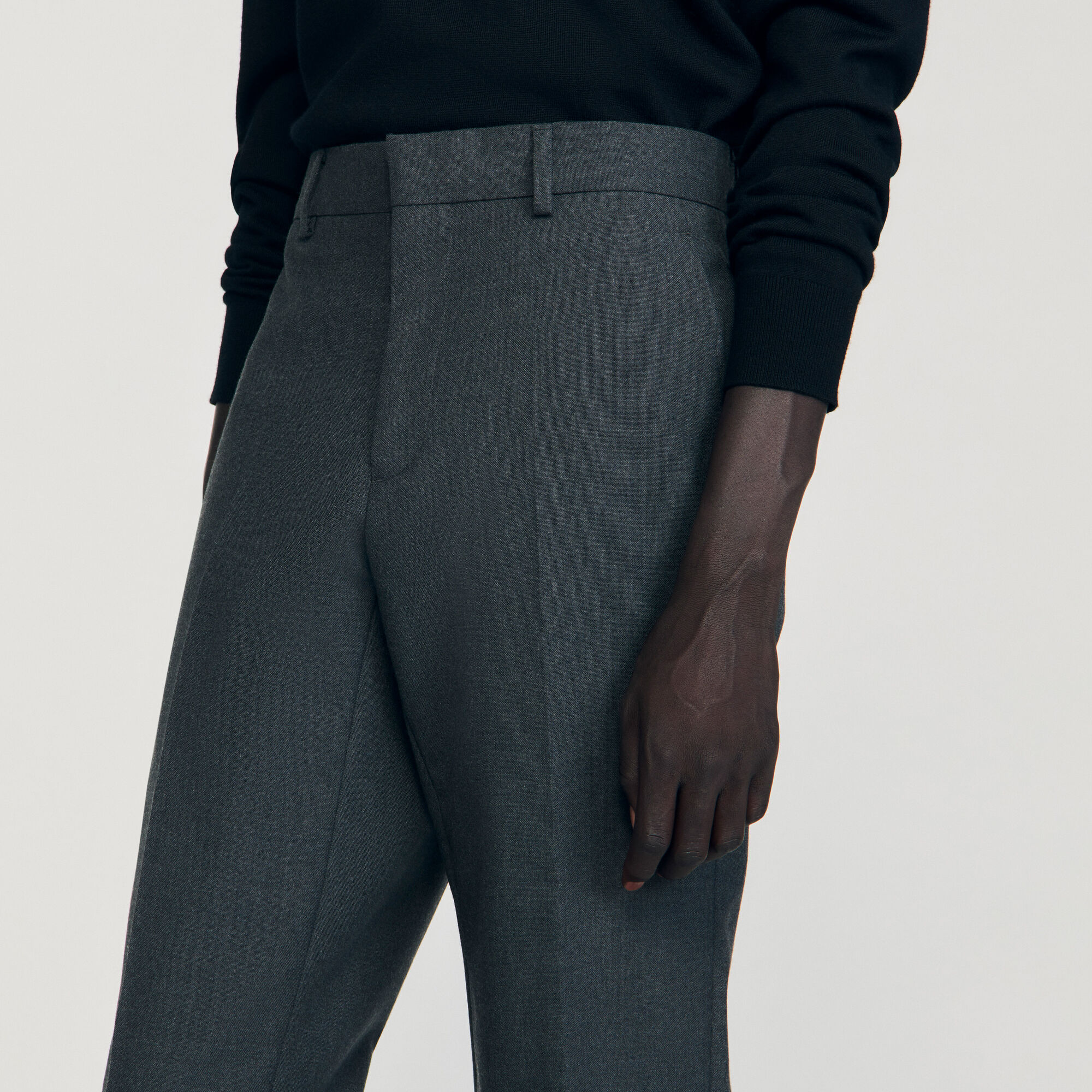Pantalón de traje de lana