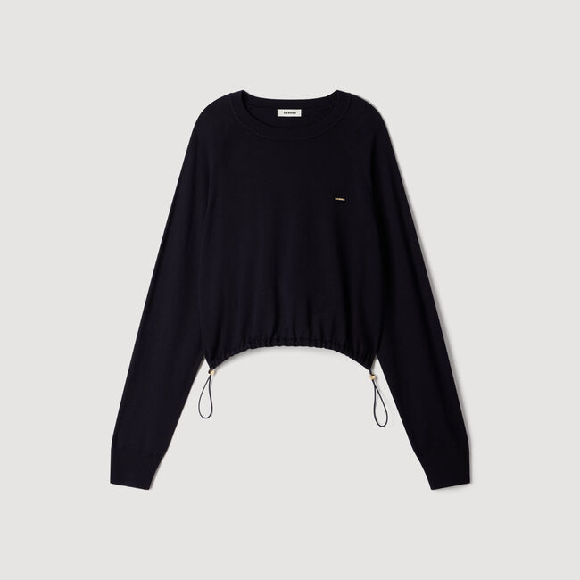 Polo de lana con logo