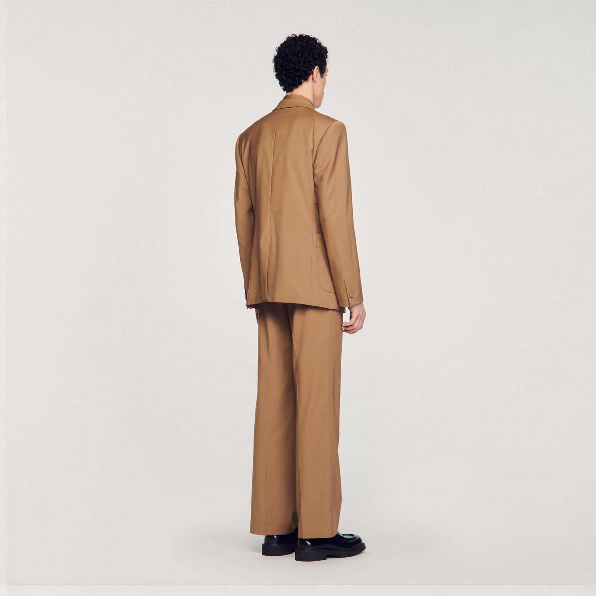 Chaqueta de traje cruzada