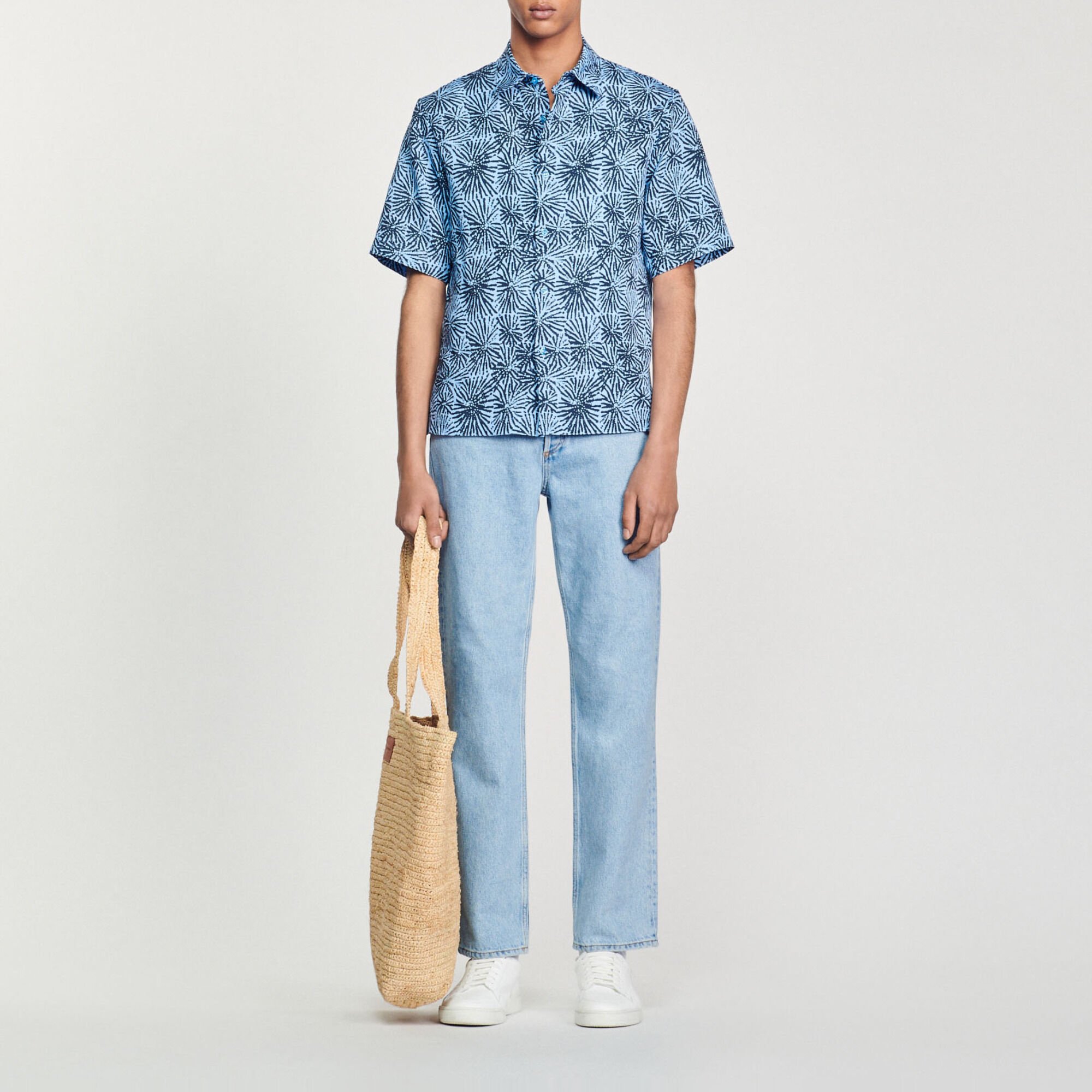 Camisa oversize estampada