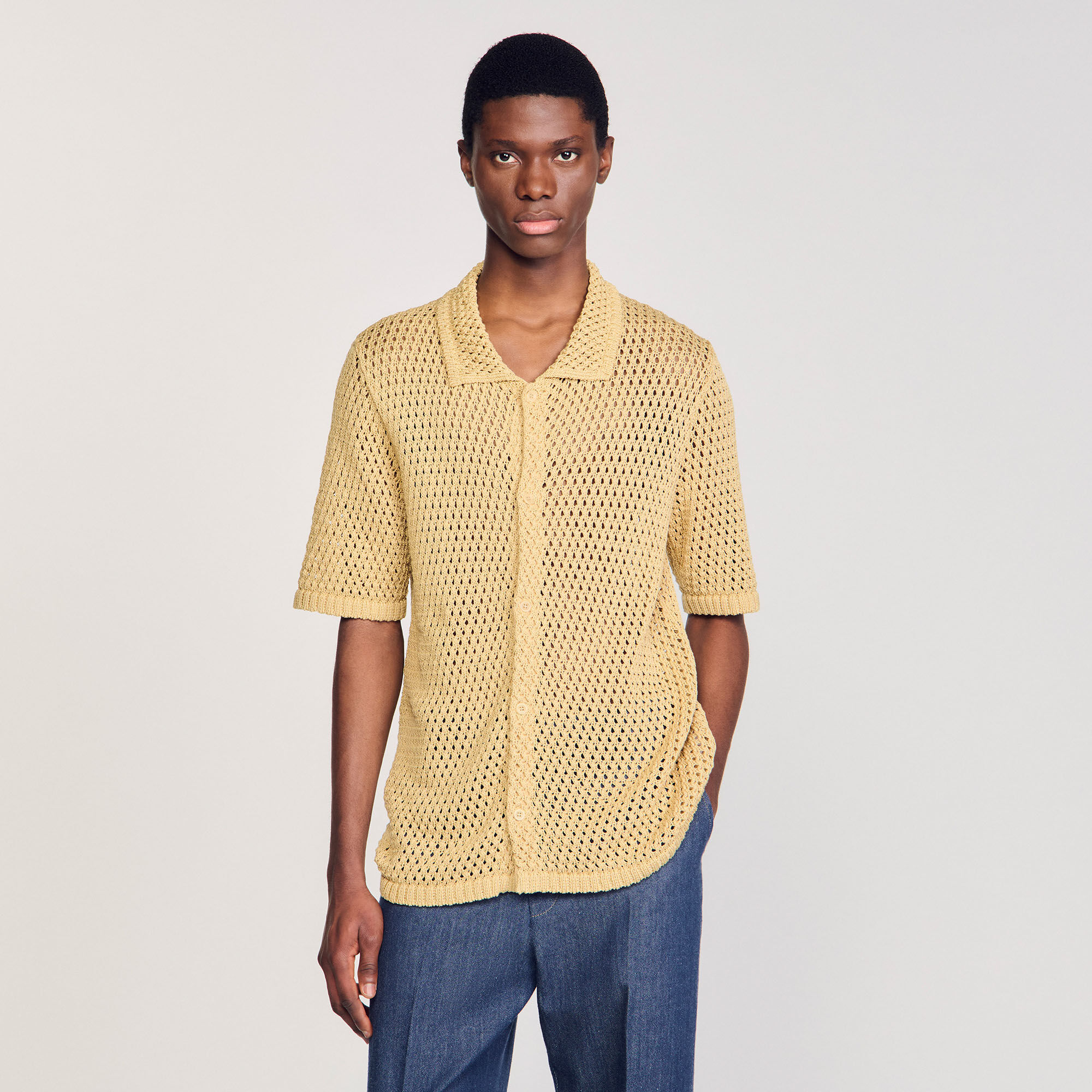 Camisa de ganchillo
