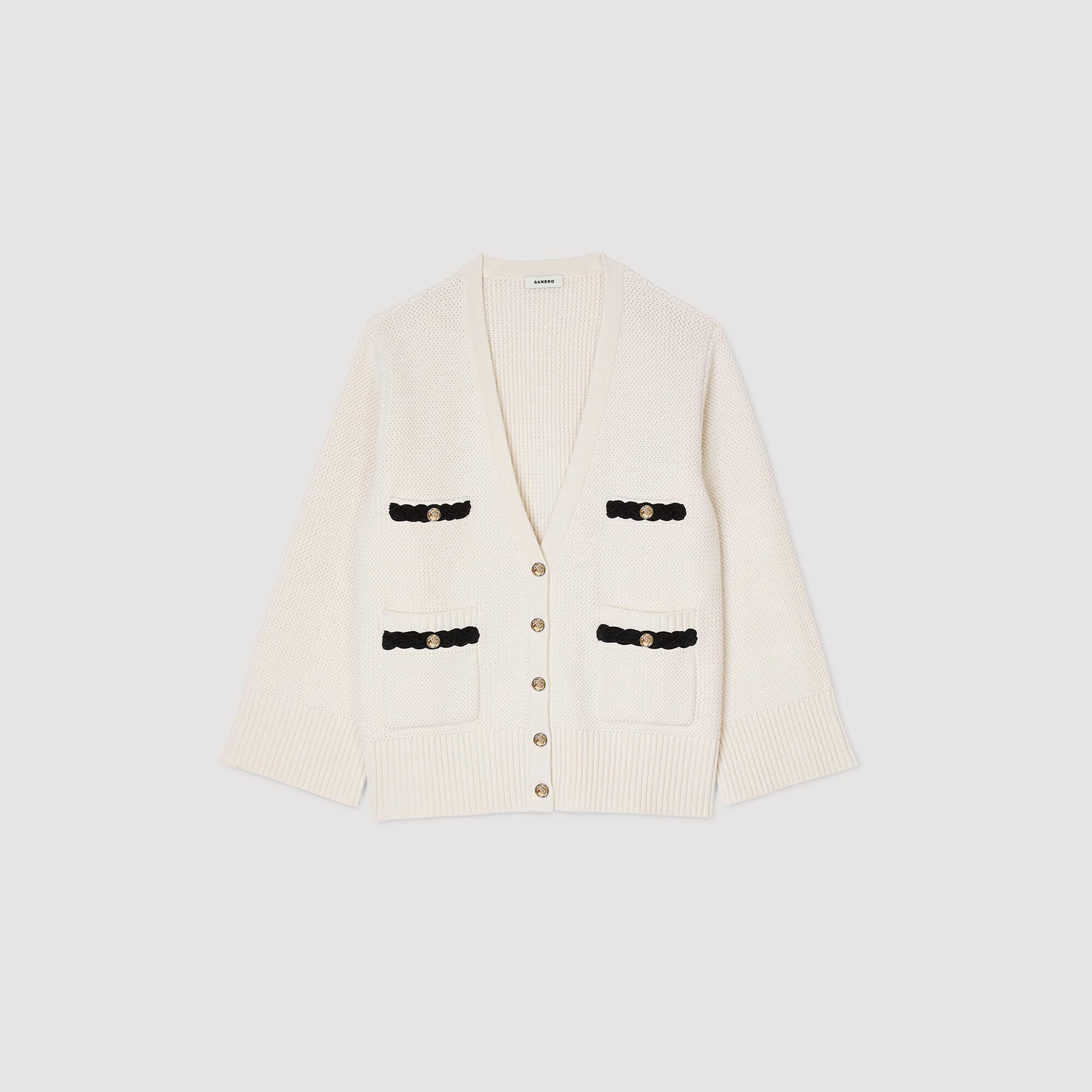 C&aacute;rdigan largo de lana