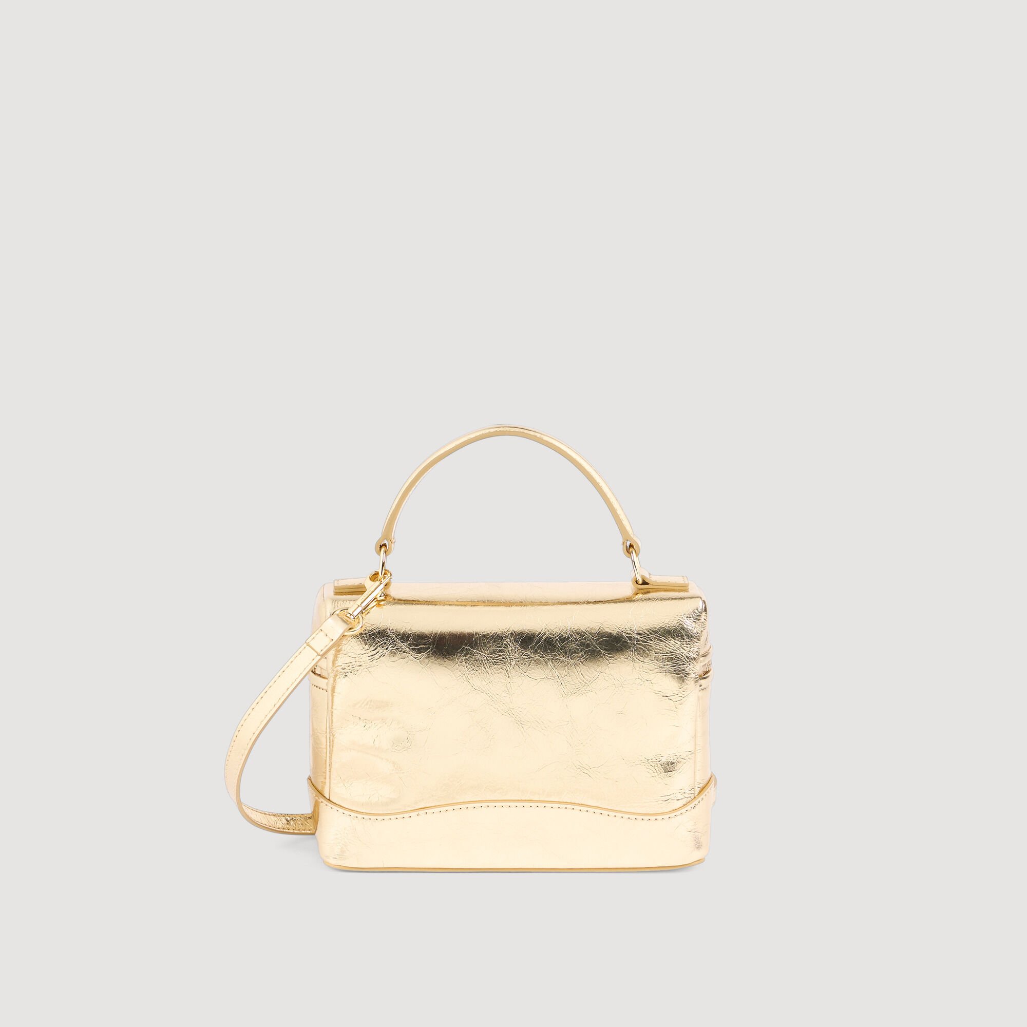 Bolso Tangolino de cuero metalizado